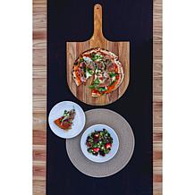 Officially Licensed MLB Acacia Pizza Serving Paddle - Cincinnati Reds