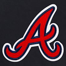 Officially Licensed MLB Braves Ladies' Jacket w/ Fleece & Nylon Sides