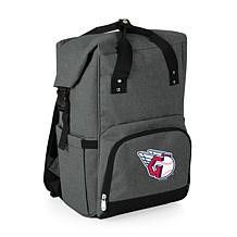 Officially Licensed MLB Cleveland On The Go Roll-Top Cooler Backpack