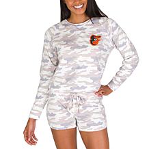Officially Licensed MLB Concept Sport Ladies Top and Short Set