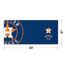 Officially Licensed MLB Logo Series Desk Pad - Houston Astros
