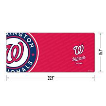 Officially Licensed MLB Logo Series Desk Pad - Washington Nationals