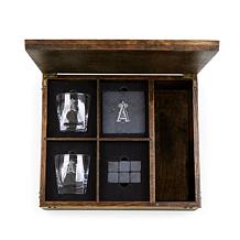 Officially Licensed MLB Los Angeles Angels  Whiskey Box Gift Set