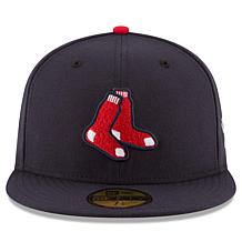 Officially Licensed MLB Men's New Era Collection Fitted Hat - Red Sox 