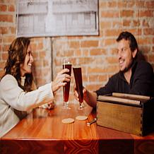 Officially Licensed MLB Pilsner Beer Glass Gift Set - New York Mets