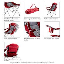 Officially Licensed MLB Reclining Camp Chair - Cincinnati Reds