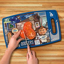 Officially Licensed MLB Retro Series Cutting Board - LA. Dodgers