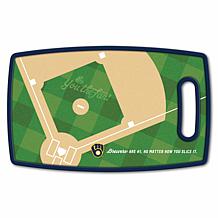 Officially Licensed MLB Retro Series Cutting Board - Milwaukee Brewers