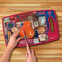Officially Licensed MLB Retro Series Cutting Board - Philadelphia