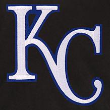 Officially Licensed MLB Royals Ladies Jacket w/ Fleece & Nylon Sides