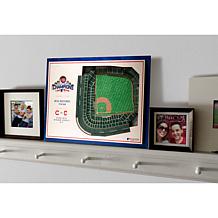 Officially Licensed MLB StadiumView 3D Wall Art - Chicago Cubs