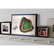 Officially Licensed MLB StadiumViews 3D Wall Art - Los Angeles Dodgers