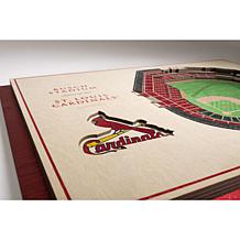 Officially Licensed MLB StadiumViews 3D Wall Art - St. Louis Cardinals