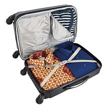 Officially Licensed MLB Tigers 21" Carry-On Hardcase Spinner Luggage