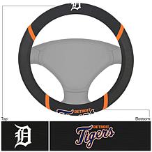 Officially Licensed MLB Tigers Embroidered Steering Wheel Cover