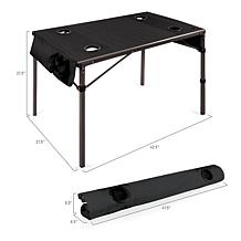 Officially Licensed MLB Travel Portable Folding Table - NY Mets