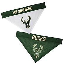 Officially Licensed NBA Milwaukee Bucks Reversible Bandana