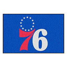 Officially Licensed NBA Philadelphia 76ers Rug 19" x 30"