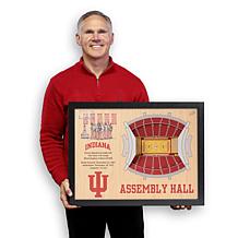 Officially Licensed NCAA 25-Layer 3-D Wall Art - Indiana Hoosiers