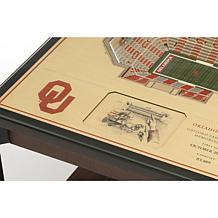 Officially Licensed NCAA 25-Layer StadiumViews End Table - Oklahoma