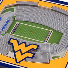 Officially Licensed NCAA 3-D Stadium Views Coaster Set - West Virginia