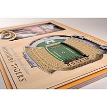Officially Licensed NCAA 3-D Stadium Views Picture Frame -  MO Tigers 