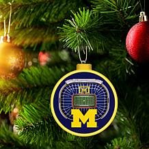 Officially Licensed NCAA 3D StadiumView Ornament 2-pack - Michigan