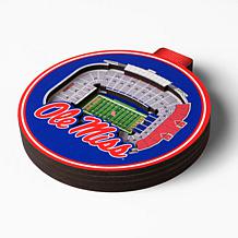 Officially Licensed NCAA 3D StadiumView Ornament 2-pack - Mississippi