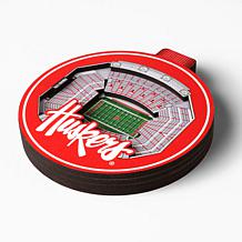 Officially Licensed NCAA 3D StadiumView Ornament 2-pack - Nebraska