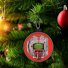 Officially Licensed NCAA 3D StadiumView Ornament 2-pack - Texas Tech