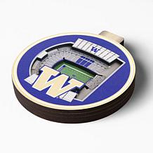 Officially Licensed NCAA 3D StadiumView Ornament 2-pack - Washington