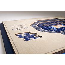 Officially Licensed NCAA 5-Layer 3-D Wall Art - Kentucky Wildcats