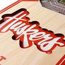 Officially Licensed NCAA 6" x 19" 3D Stadium Banner - Cornhuskers