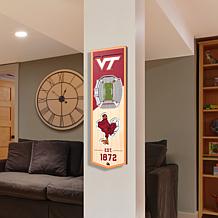 Officially Licensed NCAA 6" x 19" 3D Stadium Banner - Hokies