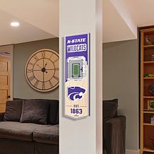 Officially Licensed NCAA 6" x 19" 3D Stadium Banner - Kansas State