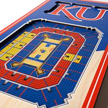 Officially Licensed NCAA 6" x 19" 3D Stadium Banner - Kansas Jayhawks