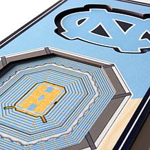 Officially Licensed NCAA 6" x 19" 3D Stadium Banner - NC Tar Heels