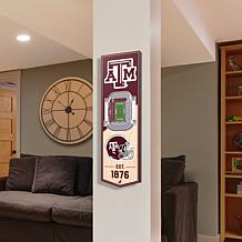 Officially Licensed NCAA 6" x 19" 3D Stadium Banner - Texas A&M Aggies
