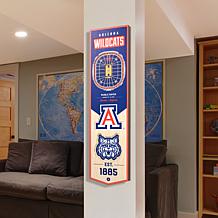 Officially Licensed NCAA Arizona Wildcats 3D Stadium Banner