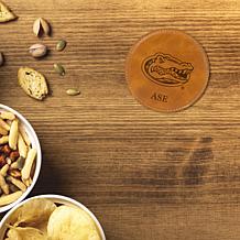 Officially Licensed NCAA Florida Gators Brown Personalized Coaster Set