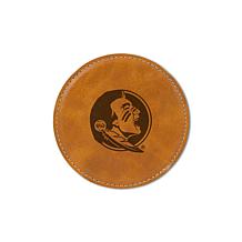 Officially Licensed NCAA FSU Seminoles Brown Personalized Coaster Set