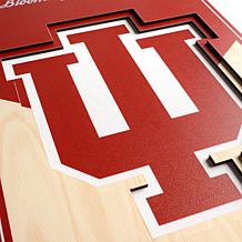 Officially Licensed NCAA Indiana Hoosiers 3D Stadium Banner