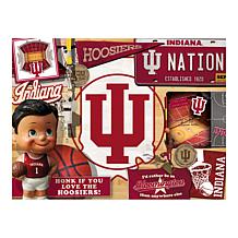 Officially Licensed NCAA Indiana Hoosiers Retro 500-Piece Puzzle