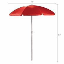 Officially Licensed NCAA NC State 5.5' Portable Beach Umbrella, Red