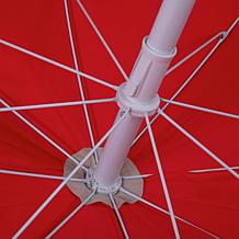 Officially Licensed NCAA NC State 5.5' Portable Beach Umbrella, Red