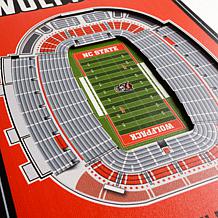 Officially Licensed NCAA NC State Wolfpack 3D Stadium Banner
