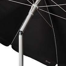 Officially Licensed NCAA Nebraska 5.5' Portable Beach Umbrella, Black