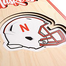 Officially Licensed NCAA Nebraska Cornhuskers 3D Stadium Banner