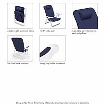 Officially Licensed NCAA Penn State - Monaco Reclining Beach Chair