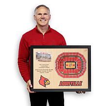 Officially Licensed NCAA StadiumView Wall Art - Louisville Cardinals